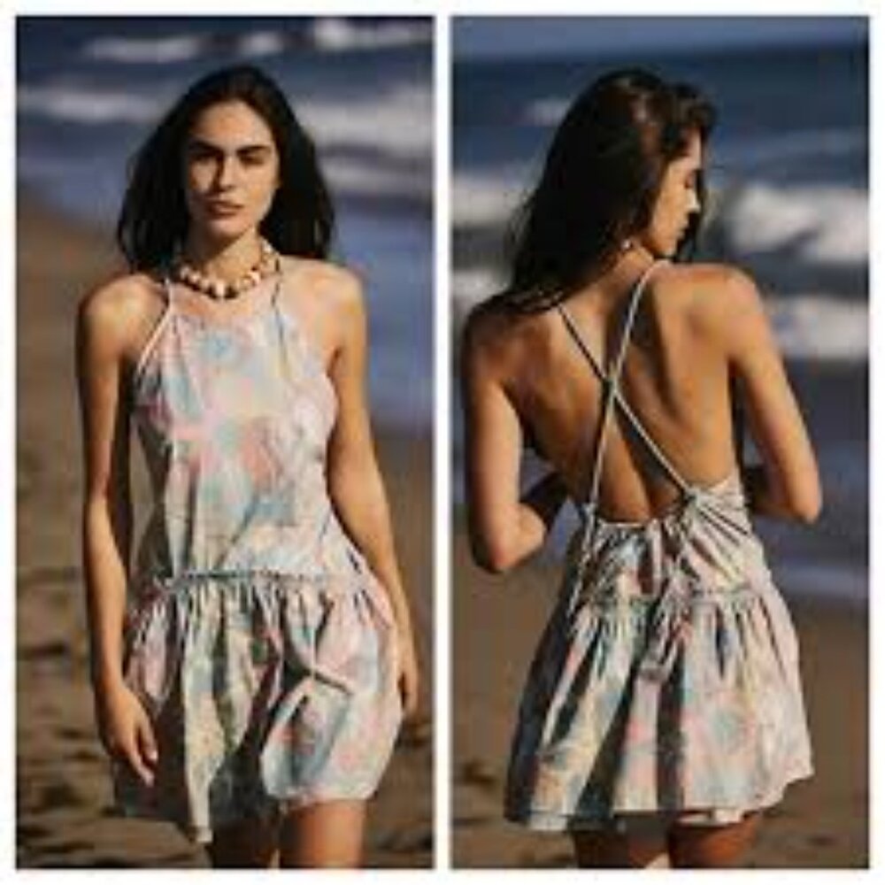NWT: Free People Deserted Island Mini Dress Size Small - Picture 6 of 9